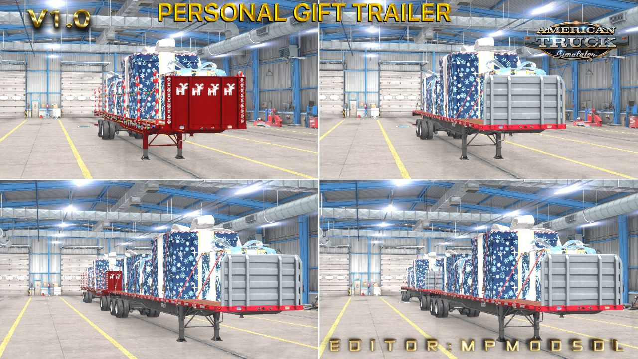 Personal Gift Trailer Mod For ATS Multiplayer 1.39
